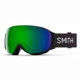 Skibrille Smith I/O Mag S Black /ChromaPop Sun Green Mirror /ChromaPop Storm Rose Flash Damen