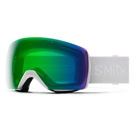 Skibrille Smith Skyline XL White Vapor / ChromaPop Everyday Green Mirror