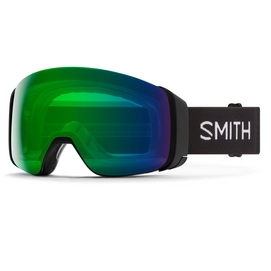 Masque de Ski Smith 4D Mag Black / ChromaPop Everyday Green Mirror / ChromaPop Storm Rose Flash