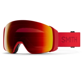 Masque de Ski Smith 4D Mag Lava / ChromaPop Sun Red Mirror / ChromaPop Storm Yellow Flash