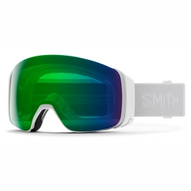 Masque de Ski Smith 4D Mag White Vapor/ChromaPop Everyday Green Mirror/ChromaPop Storm Rose Flash