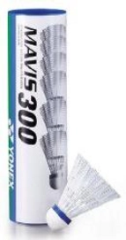 Badminton Shuttle Yonex Mavis 300 Middle Wit (Koker van 6)