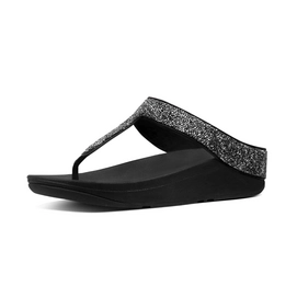 Sandals FitFlop Fino™ Quartz Black