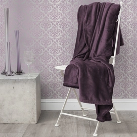 Plaid HNL Deco Flannel Fleece Magenta