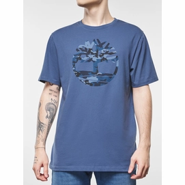 T-Shirt Timberland Men Kennebec River Camo Tree Dark Denim