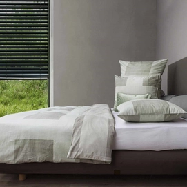Dekbedovertrek Heckett & Lane Refined Velvet Touch Marin Green Katoen