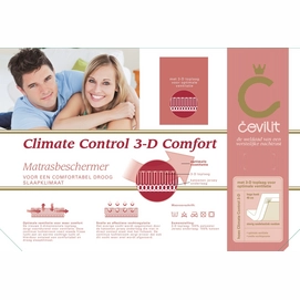 Matrasbeschermer Cevilit Climate Control 3D Comfort-90 x 210 cm