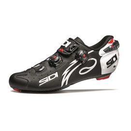 Wielrenschoen Sidi Wire Carbon Matt Black White