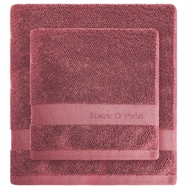 Serviette Invité Marc O'Polo Melange Deep Rose Warm Red