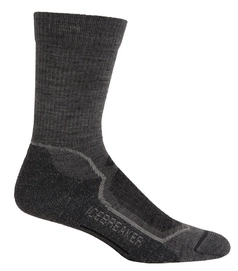 Sokken Icebreaker Mens Hike+ Light Crew Twister Heather Silver Oil