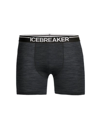 Boxershort Icebreaker Mens Anatomica Boxers Jet Heather Black