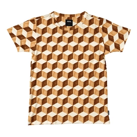 T-shirt SNURK Unisexe Wooden Cubes