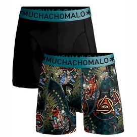Boxershort Muchachomalo Men shorts Miami Vatos Ace Print/Black (2-pack)-L