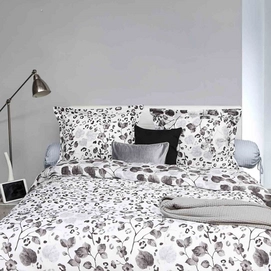 Bettwäsche Heckett & Lane Refined Milo Schwarz Mako-Satin