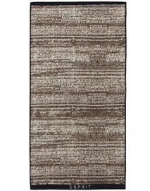 Handtuch Esprit Mivu Black Brown Oatmeal