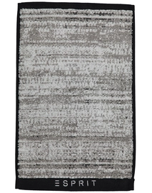 Gästehandtuch Esprit Mivu Black Grey Silver