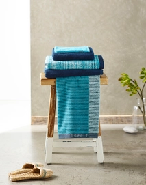 Douchelaken Esprit Mivu Jeans Turquoise Blue