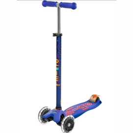 Step Micro Mobility Maxi Deluxe LED Blauw