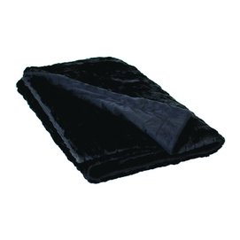 Sprei Margaret Muir Aneshka fur Throw Black (130 x 150 cm)