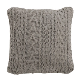 Sierkussen Margaret Muir Multi Cable Knit L.Grey (45 x 45 cm)