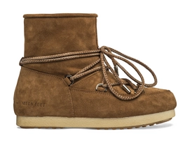 Moon Boot Far Side Low Suède Whiskey Damen