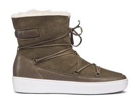 Moon Boot Women Pulse Low Shearling Military Green