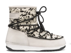 Moon Boot Animal White Black Damen