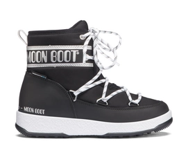 Moon Boot Junior Mid WP Black Silver