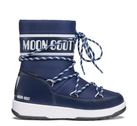 Bottes de neige Moon Boot Sport Junior WP Navy White