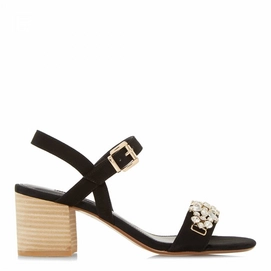 Dune Moonray Black Suede