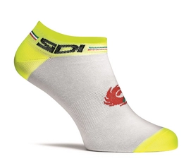 Wielrensokken Sidi Fluo White Yellow
