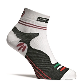 Wielrensokken Sidi Ivan White Black