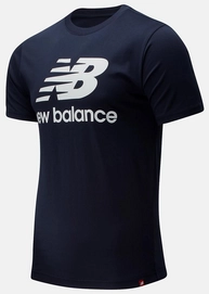 T-Shirt New Balance Men Essentials Stacked Logo Tee Black Print