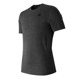 Tennisshirt New Balance Heather Tech Black Herren