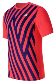 Tennisshirt New Balance Game Changer Crew Cherry Print Herren