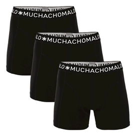 Boxers Muchachomalo Men Solid Black Black 2020 (3 pc)