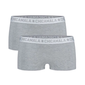 Boxershort Chicamala Women Solid Grey Grey (2-Delig)-L