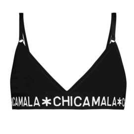 Sport BH Chicamala Girls Triangle Top Solid Black