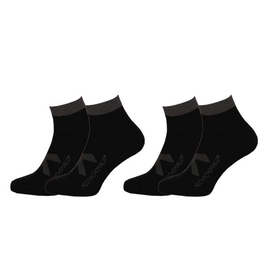 Socks Muchachomalo Men Solid Short Black (2 pc)