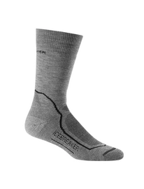 Sokken Icebreaker Mens Hike+ Medium Crew Twister Heather Black Monsoon