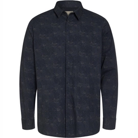Pyjama Jacket Essenza Men Marcus James Nightblue