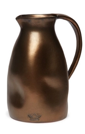 Waterkan Dutchdeluxes Dented Jug Medium Platinum Matt 750ml