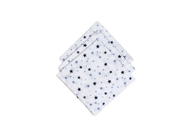 Monddoekje Briljant Hydrofiel Don Navy (3-delig)
