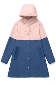 Regenjacke Stutterheim Mosebacke Blocked P. Pink Indigo Damen