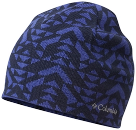 Muts Columbia Urbanization Mix Beanie Clematis Blue Geometric Stripe
