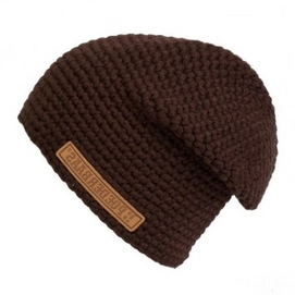 Mütze Poederbaas Beanie Urban Long Braun