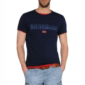 T-Shirt Napapijri Sapriol Short Blu Marine Men