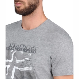 T-Shirt Napapijri Sinley Med Grey Mel Men