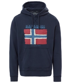 Pull Napapijri Men Balys Hoody Blu Marine
