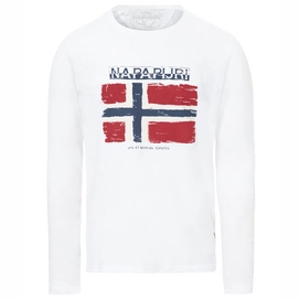 Long Sleeve T-Shirt Napapijri Men Sadrin LS Bright White